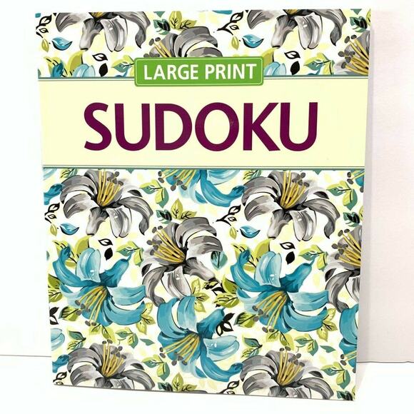 Elegant Large Print Sudoku by Arcturus New Great for All - Picture 6 of 8
